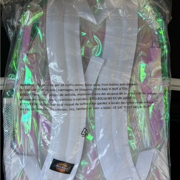 Dickies Translucent Backpack NWT - Picture 3 of 3